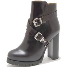 76220 tronchetto brown  JEFFREY CAMPBELL MERCER scarpa stivale donna boots shoe