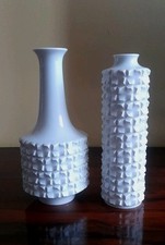 MEISSEN PORCELAIN COPPIA DI VASI LUDWIG ZEPNER  - GINORI HEREND  PORCELLANA