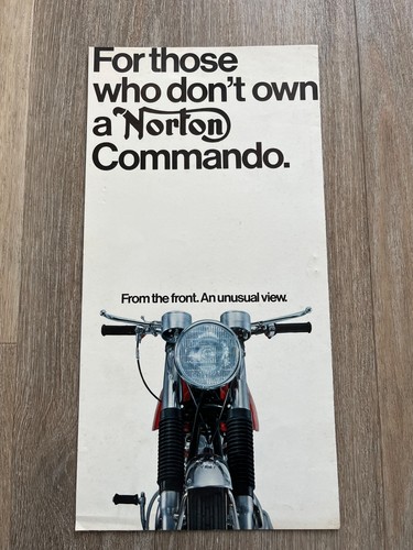 Brochure commando norton - brochure, anni