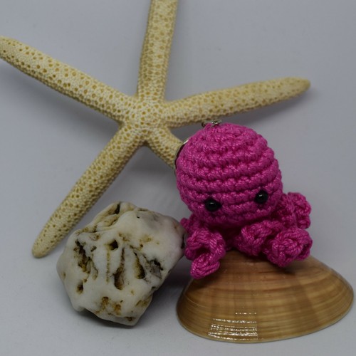 Portachiavi amigurumi forma - , di