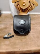 Borsa pelle Sissy bar Harley Davidson tool bag dyna softail sportster schienale
