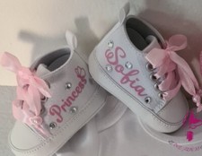 Scarpine bebè in tela