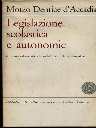 Legislazione scolastica - scolastica, e