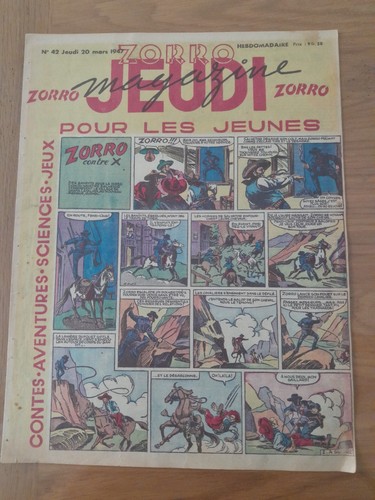 Rare zorro magazine pour les - ,