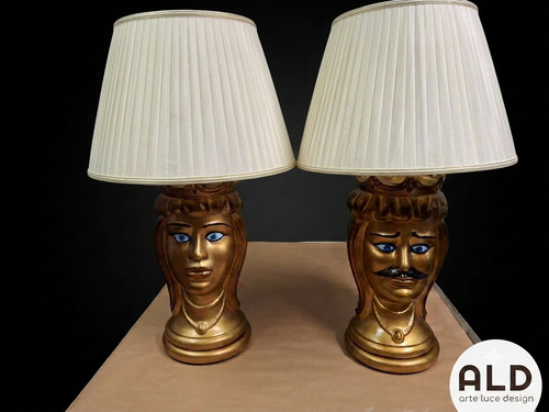 Set lampade tavolo comodino - lampade,