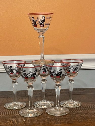 Set bicchieri vintage mcm - set,