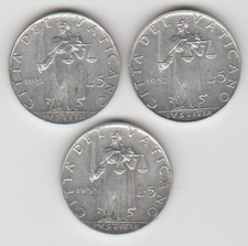 Pio xii vaticano lire - xii, 5