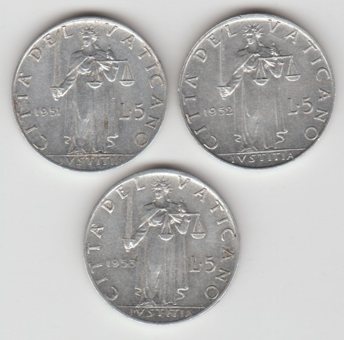 Pio xii vaticano lire - xii,
