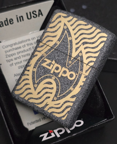 Zippo big flame logo onde - zippo,