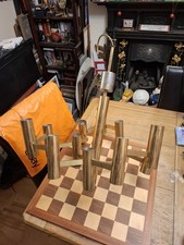 Lampadario vintage MCM metà secolo 12 bracci ottone Gaetano Sciolari per Boulanger