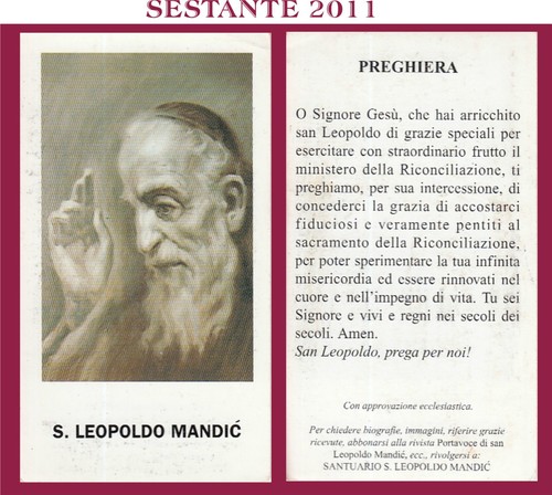 Santino holy card san - santino,
