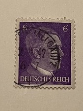 briefmarken deutsches reich A.Hitler 6Pf. Gestempelt 