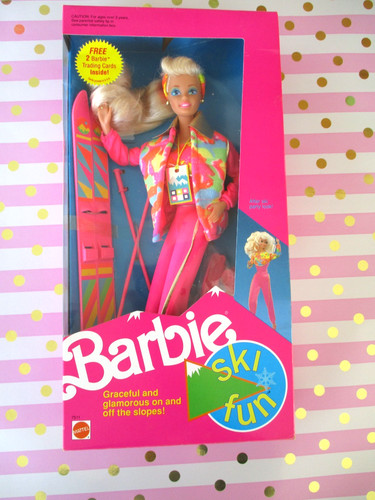 Ski fun barbie - fun, doll