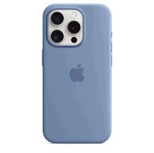 Custodia MagSafe in Silicone per iPhone 15 Pro Winter Blue