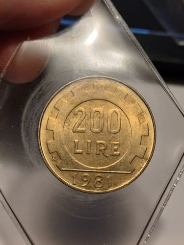 200 lire 1981 fdc - lire,