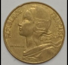 Moneta Rarissima 20 Centimes Francese 1981 Rare
