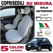 FODERE coprisedili SU MISURA "DRESS" PER FIAT 500 2008 -> solo ANTERIORI
