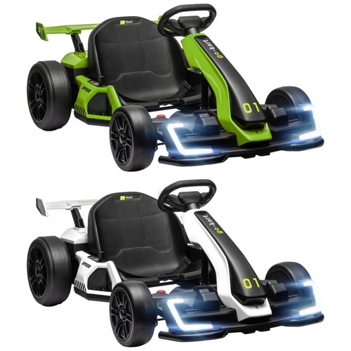 Homcom kart elettrico - go-kart,