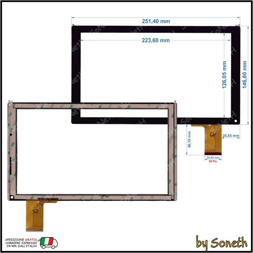 Vetro touch screen - touch,