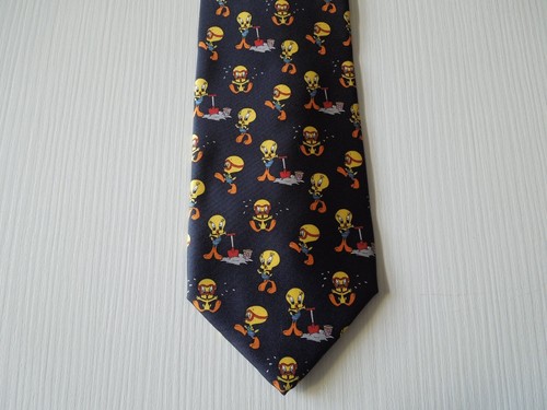 Looney tunes tweety - silk, tie