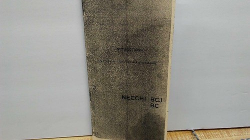 Manuale istruzioni macchina - , da