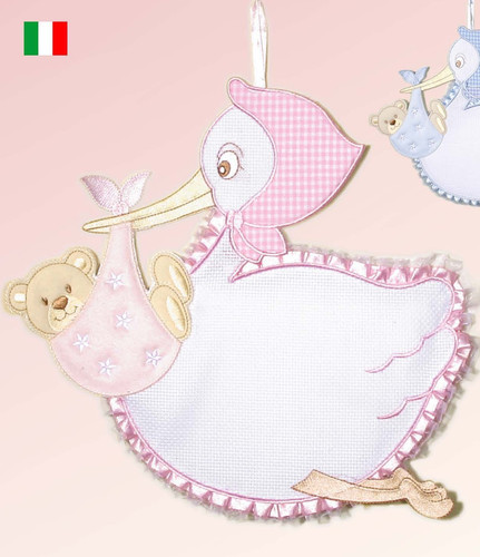 Fiocco nascita coccarda fuori - fiocco,