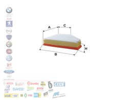 FILTRO ARIA BMW SERIE 1 E81