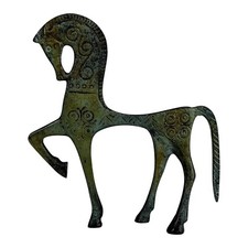 Statua piatta in vero bronzo