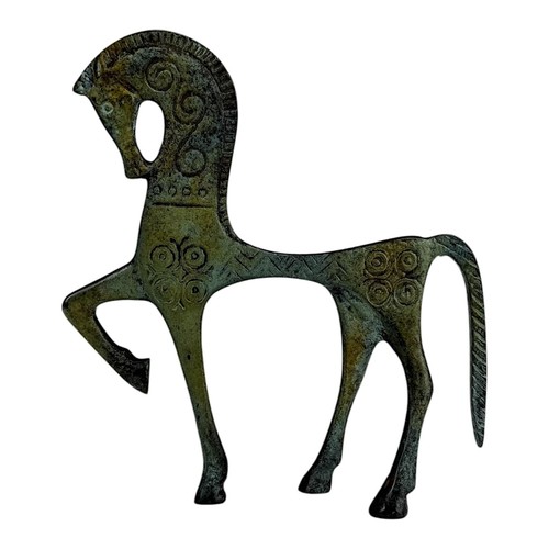 Statua piatta vero bronzo - in,