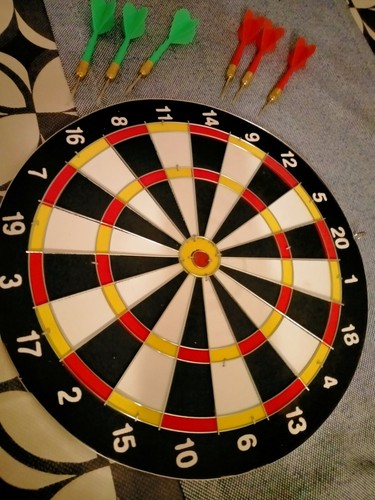 Freccette gioco doppio - gioco, bordo