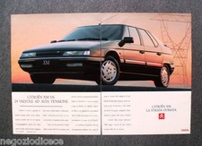 N770 - Advertising Pubblicità - 1991 - CITROEN XM V6 , LA STRADA DOMATA