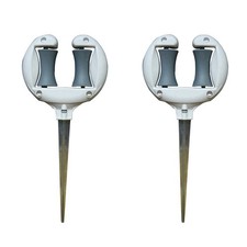 Guida Tubo Giardino Chiodo Tubo Acqua Posizionamento Tenuta Rullo Liscio Puntato9001