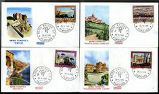 ITALIA 1980 - 4 FDC ROMA -