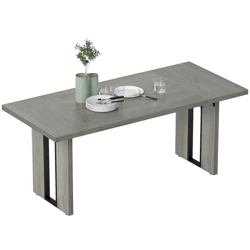 Homcom tavolo pranzo in - tavolo, da