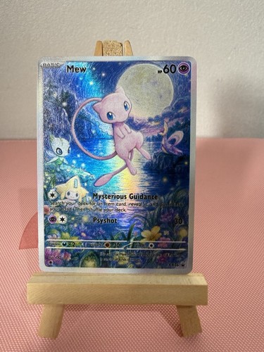 Mew moonlight pokemon display - mew,