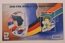 MALTA_2010 - Mondiali di calcio (foglietto)