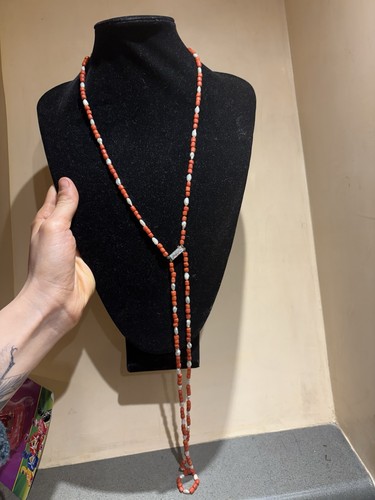 Collana corallo cerasuolo e - corallo,