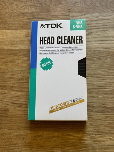 Pulitore testa vhs tdk made - testa,