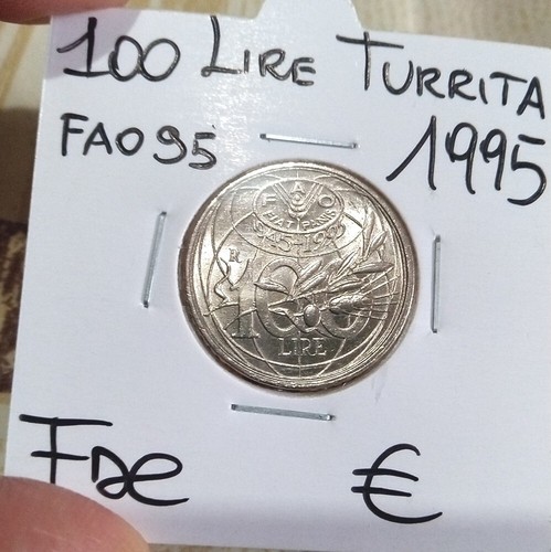 100 lire 1995 fao turrita - 100,