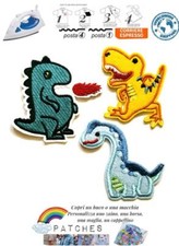 lotto 3 x iron on patch baby