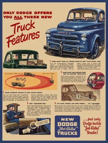 Camion dodge job - rated, 1948