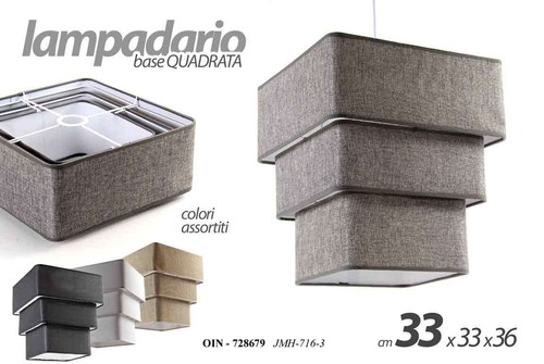 Lampadario moderno tela - lampadario,
