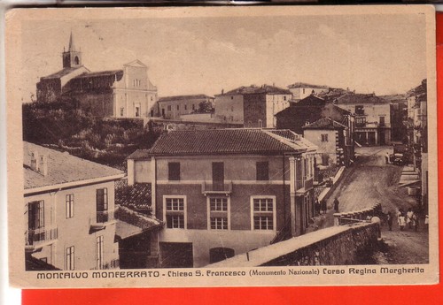 Cartolina moncalvo fp - moncalvo,