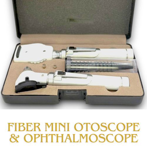 Mini otoscopio fibra ottica - otoscopio, a