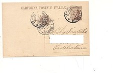 4757) annullo frazionario CALASCIBETTA 14-5 Caltanissetta ora Enna 1926 castelve