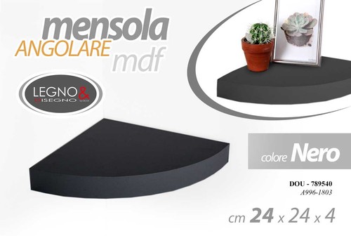 Mensola angolo angolare parete - mensola,