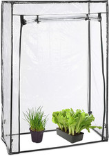 Serra Da Giardino, Balcone, Orto, Telo in PVC, Ferro, Pomodori E Piante, HLP 150