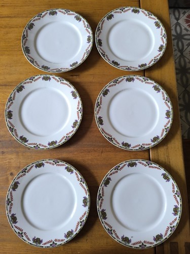 Six piatto porcellana limoges - piatto,