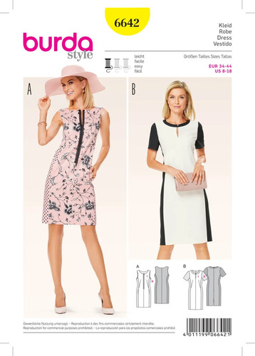 Burda b6642 cartamodello - burda,