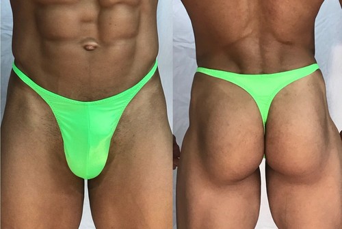 Perizoma uomo spandex verde - spandex,